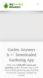Mobile Screenshot of gardenanswers.com