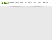 Tablet Screenshot of gardenanswers.com